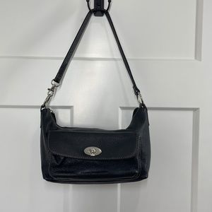 Stone Mountain Leather Handbag Black